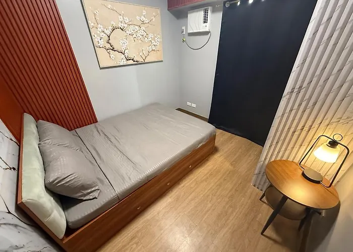 Minimalist Staycation Near Cubao, Ateneo Apartment *