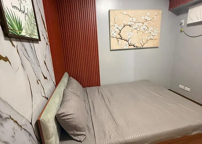 Minimalist Staycation Near Cubao, Ateneo Apartment *